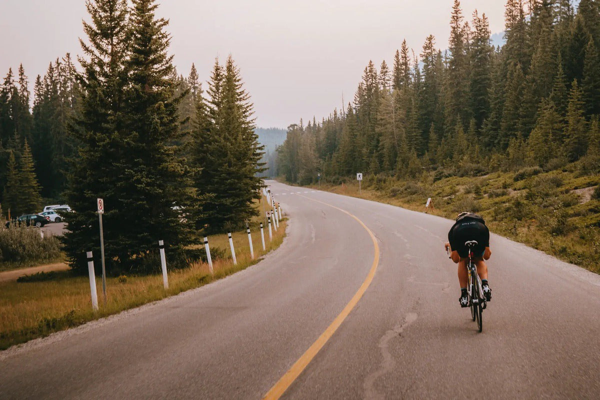 Highwood Pass bike day trip from Calgary