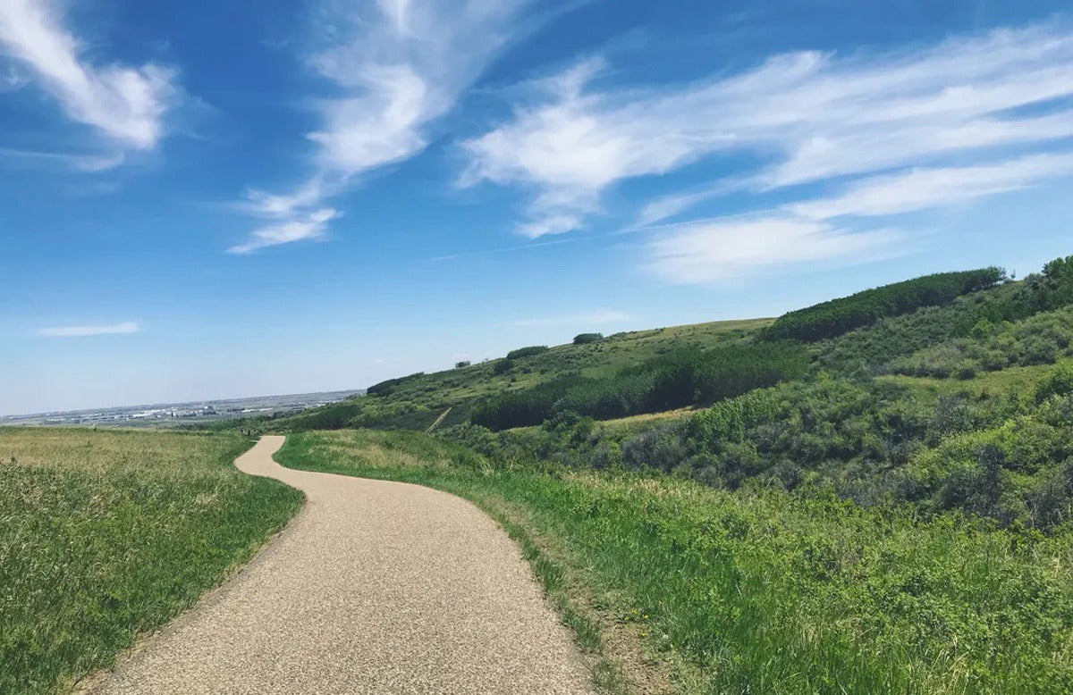 North Nose Hill Loop from Edgemont Boulevard in Calgary